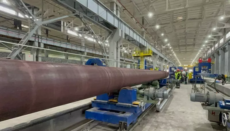 На Московском металлопрокатном заводе запущен стан 1420 по выпуску труб больших диаметров