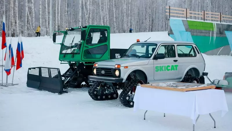 Картинка #5 для новости «В Челябинске официально открыли первую очередь лыжероллерной трассы»