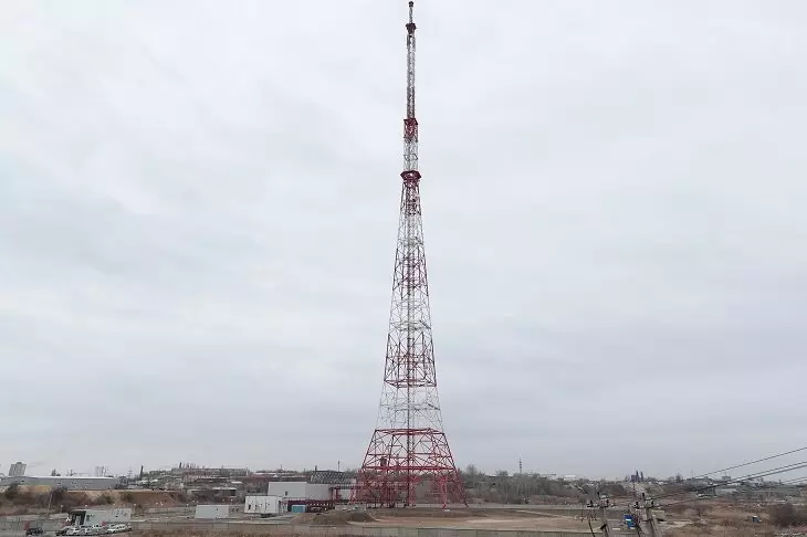 В Волгограде открыли новую 256 метровую телебашню