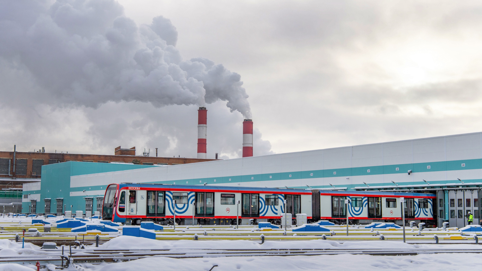 В Москве открыто электродепо «Аминьевское» Большой кольцевой линии метро