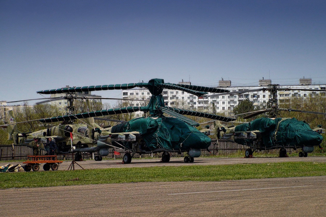 Ка-52 в Арсеньеве готовы для передачи в войска