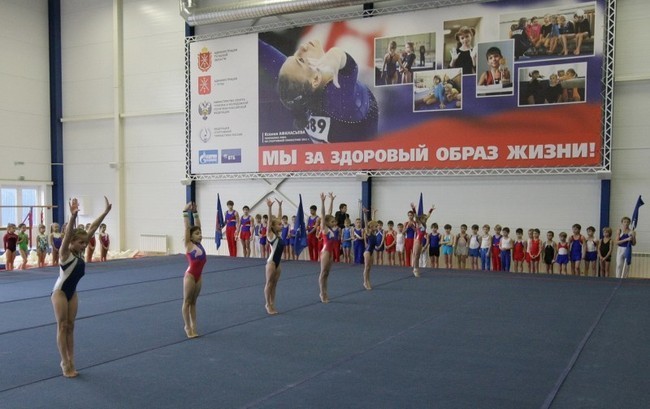 в ноябре 2011 г. по программе "Газпром - детям" в Туле был открыт гимнастический зал