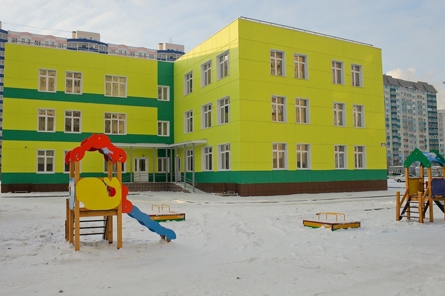 новый детский сад в Ленинском районе Новосибирска