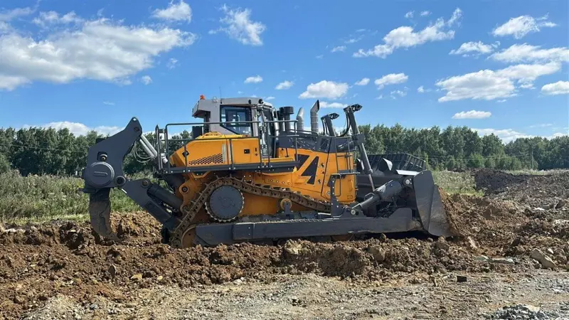Картинка №3 для «изобретения: В Челябинской области проходят испытания сверхмощного бульдозера Д 40»