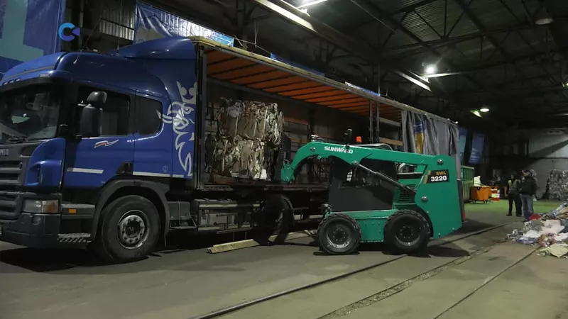 Картинка 2 для «Рыбоводство: В Петрозаводске прошла первая погрузка вторсырья с новой мусоросортировочной линии»