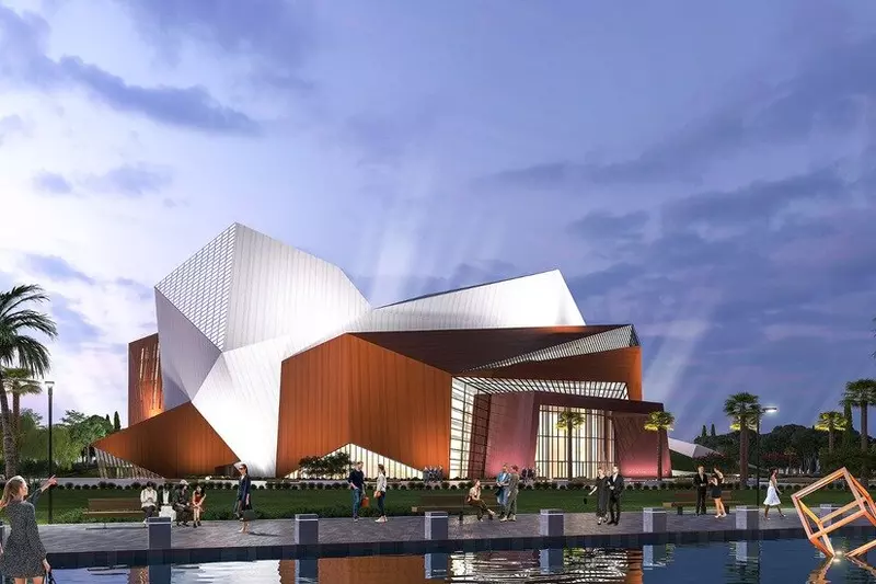 Изображение #2 для «строительство: Ход строительства многофункционального концертного комплекса в Сириусе»