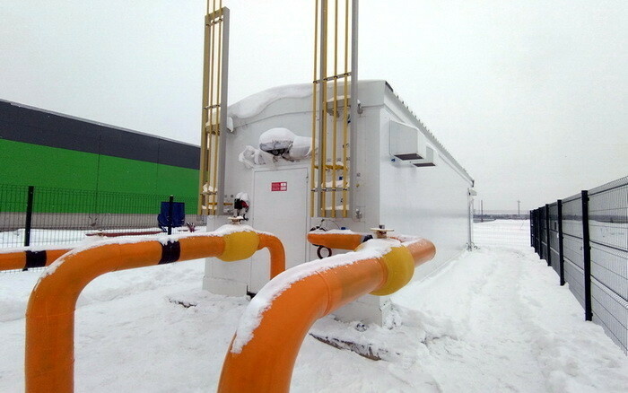 Блочный пункт подготовки газа на площадке нового предприятия HAYAT