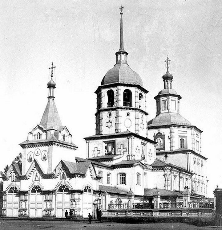 Тихвинская церковь в Иркутске (1754-75гг., разрушена в 1930-е.)