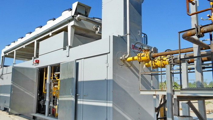 Дожимная компрессорная установка для парогазовой электростанции ПАО «Мордовцемент»