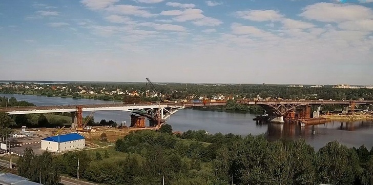 строительство моста 12 июля 2018 г.