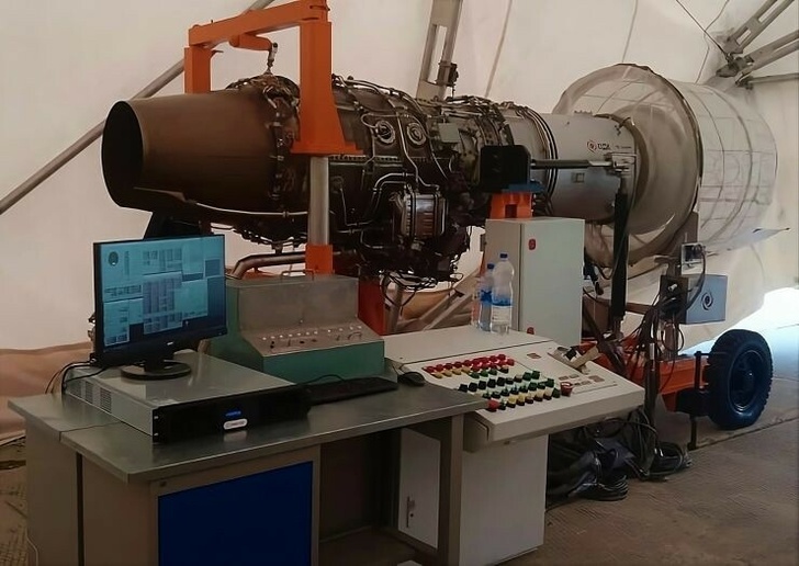 Мобильная испытательная установка МИУ-222 в составе центра для войскового ремонта двигателей АИ-222-25