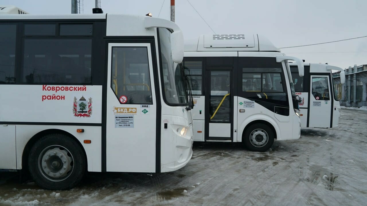 Во Владимирскую область поступило 35 новых автобусов