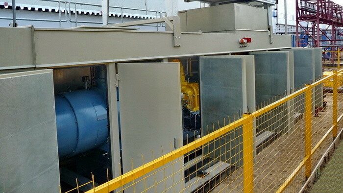 Дожимная компрессорная станция топливного газа «ЭНЕРГАЗ» для испытуемых турбин