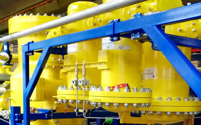 Многоступенчатая система фильтрации газа компрессорной установки