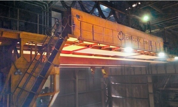 Литейный кран г/п 210 тонн, АО "Уральская сталь"