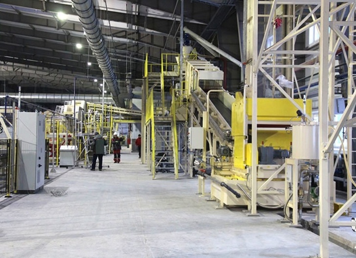 В Вологодской области запущен завод по производству фибролитовых плит и стеновых панелей