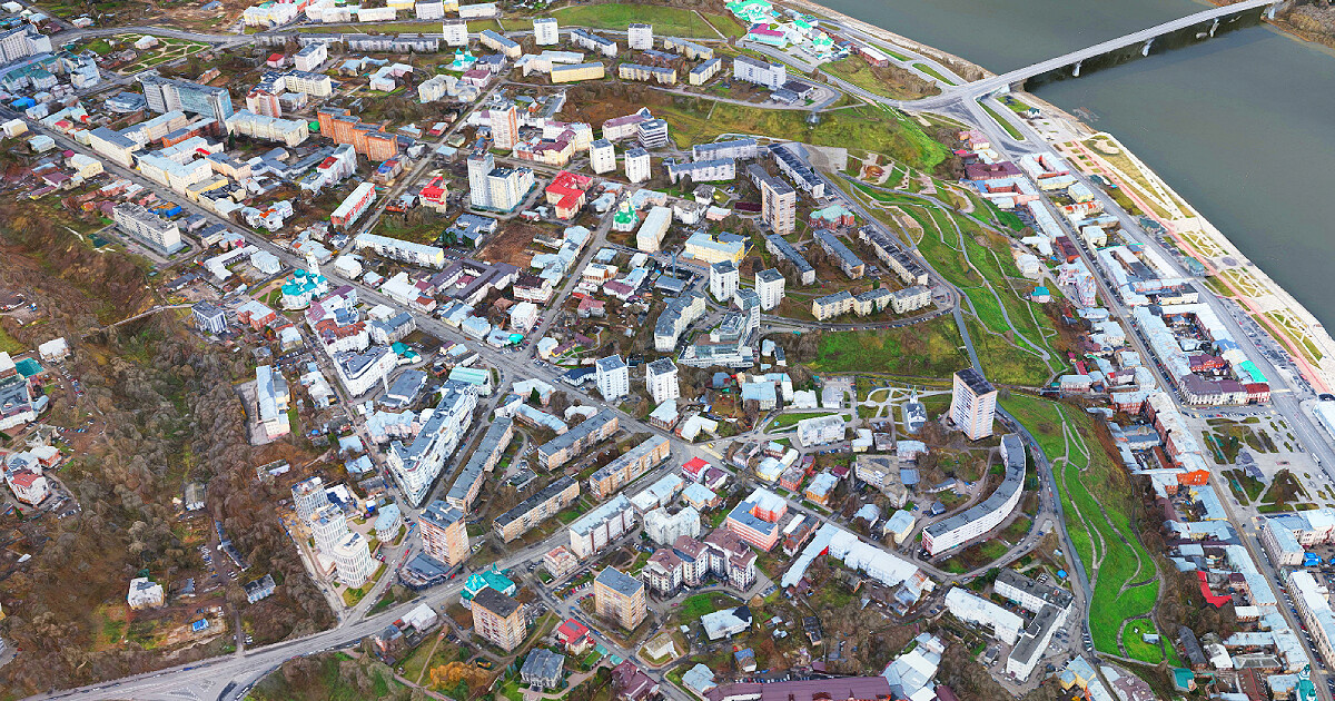 3D-модель Нижнего Новгорода