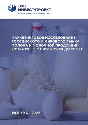 Рынок молока и молочной продукции России и мира, 2014-2030 гг. (прогноз)