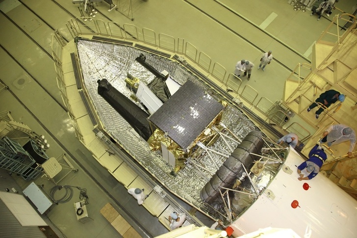 подготовка к пуску ракеты-носителя «Протон-М» с разгонным блоком «ДМ-03» и российской обсерваторией «Спектр-РГ»