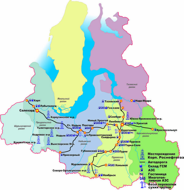 Спутниковая карта пуровского района янао в реальном времени подробная