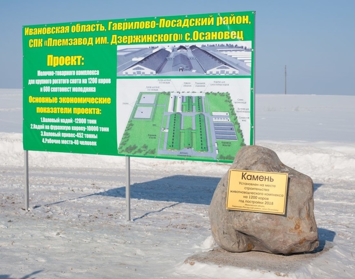 В Ивановской области начато строительство крупнейшего в регионе животноводческого комплекса