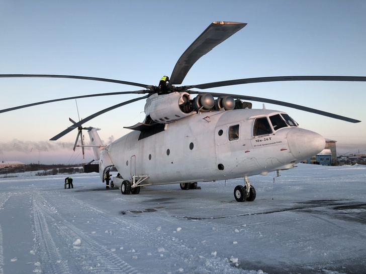 Доставка ПС-90ГП-2 вертолетом Ми-26Т/Фото ОДК