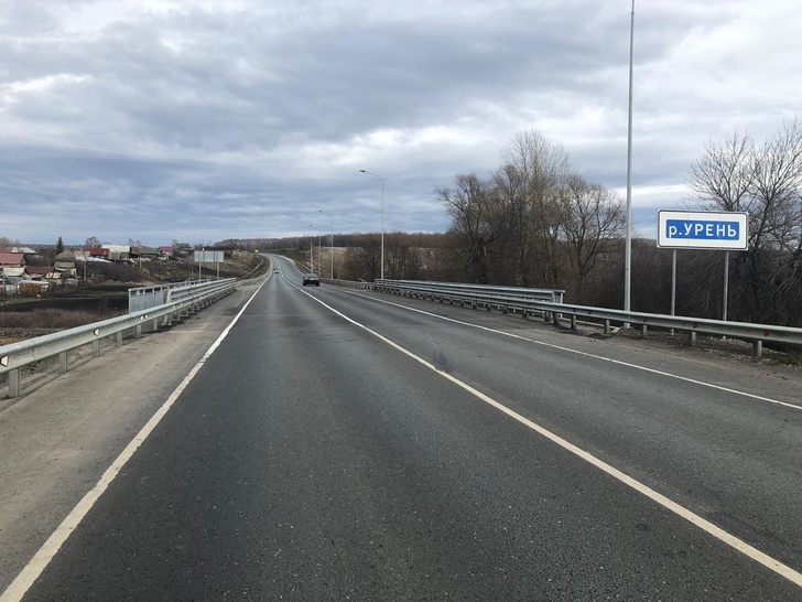 В Ульяновской области отремонтирован 8-километровый участок трассы Р-178 и мост через р.Урень