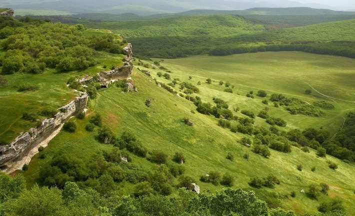 Самое северное пещерное городище Крыма.