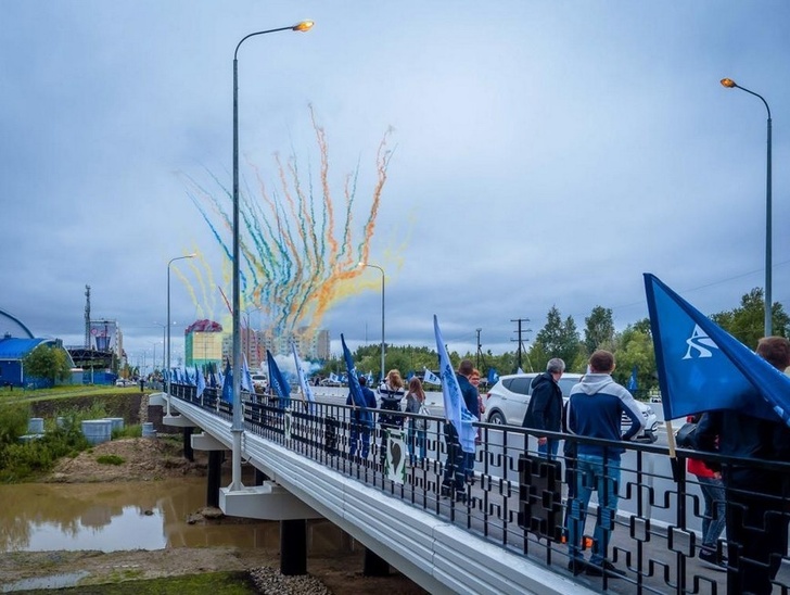 В Ханты-Мансийском АО открыто движение по новому мосту через реку Сайму