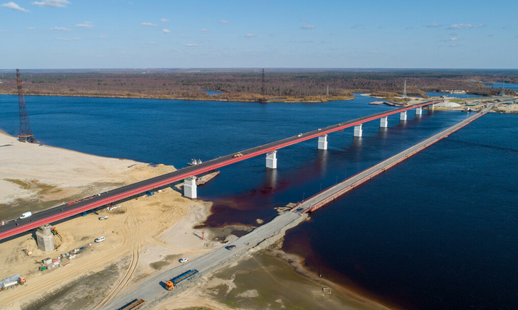 Мост в лесосибирске через енисей строительство 2021