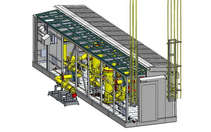 3D-модель газоприемной станции