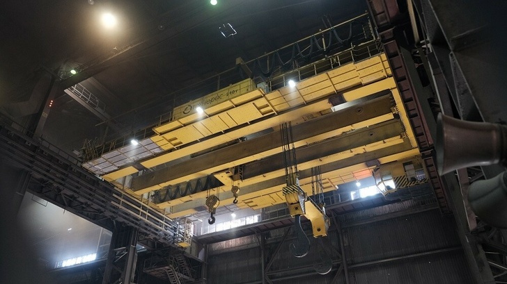 Литейный кран г/п 210 тонн, ЕВРАЗ ЗСМК