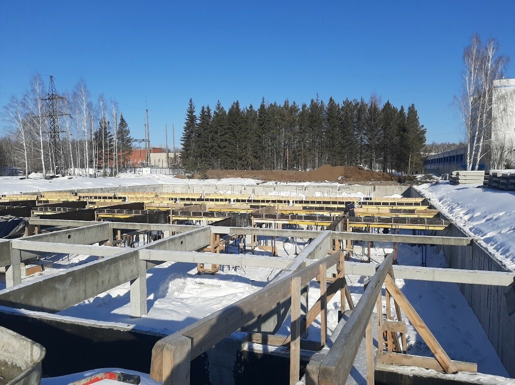 Строительство нового РЧВ на Метелёвском водозаборе (фото автора)