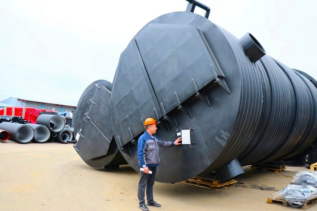 «Климовский трубный завод» Группы ПОЛИПЛАСТИК изготовил КНС диаметром 3,5 метра