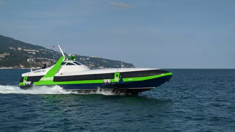 Фото №6 для «ОСК передала заказчику пятое серийное скоростное судно на подводных крыльях Комета 120М»