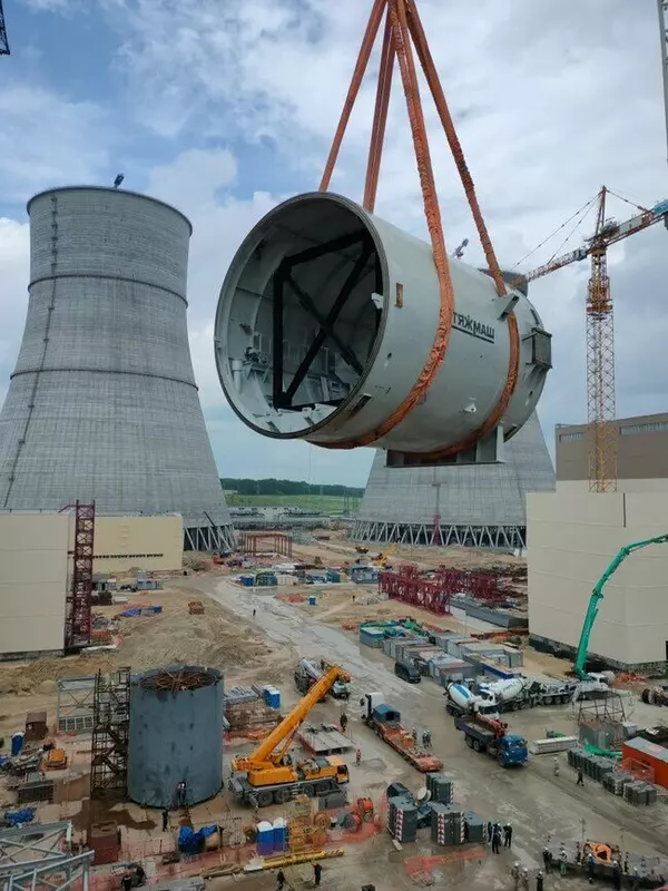 Иллюстрация 4 для «АЭС: На строительную площадку Курской АЭС 2 доставлен транспортный шлюз для энергоблока 1»