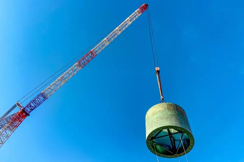 Изображение 3 для «Росатом: На АЭС Аккую завершена установка фермы и защиты корпуса реактора ВВЭР 1200 на 4 м энергоблоке»