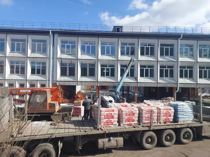 Капитальный ремонт школы № 1 в Черемхово