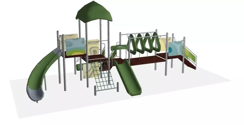 Изображение 1 для новости «: Игровой городок Тортуга украшает детские площадки»