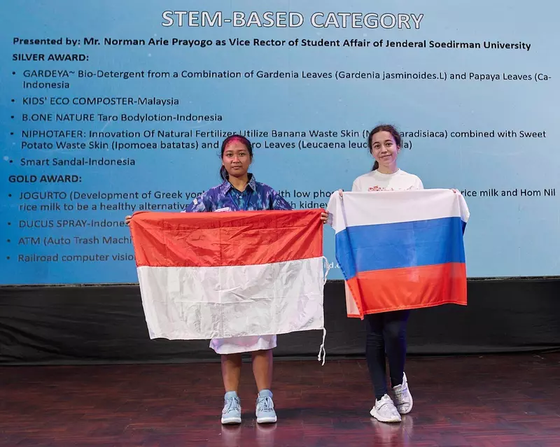 Юные изобретатели из России завоевали 2 золотых 8 серебряных и 5 бронзовых медалей в Индонезии