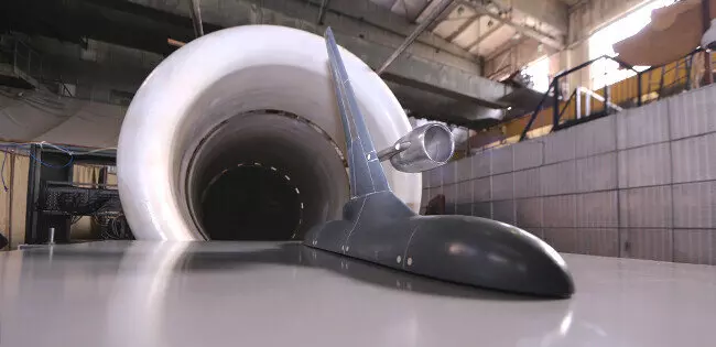 Специалисты ЦАГИ провели испытания полумодели перспективного магистрального самолета