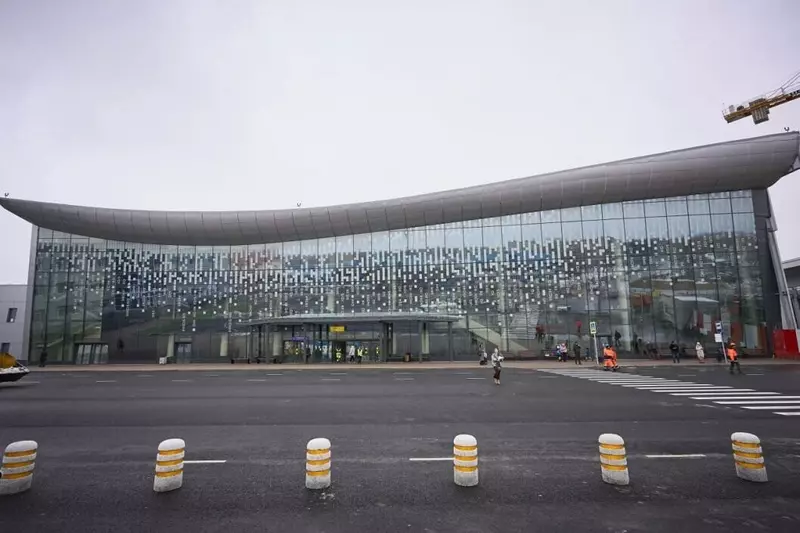 Новый терминал аэропорта Рощино в Тюмени