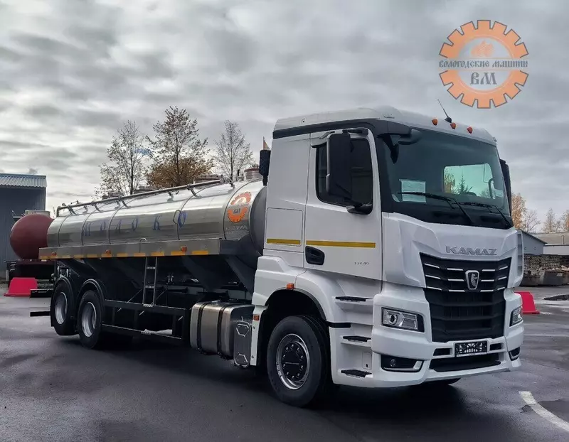 На базе КАМАЗ К5 выпустили новый молоковоз