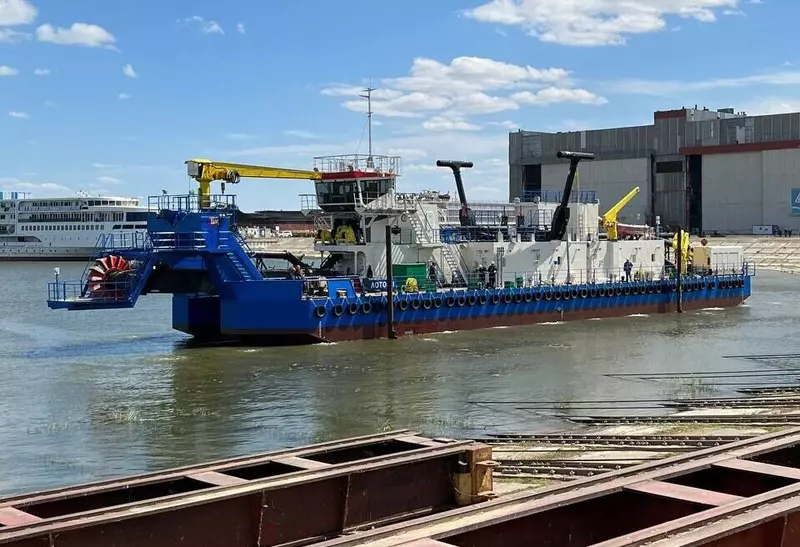ЮЦСС отправил заказчику земснаряд Лотос 3 проекта 93