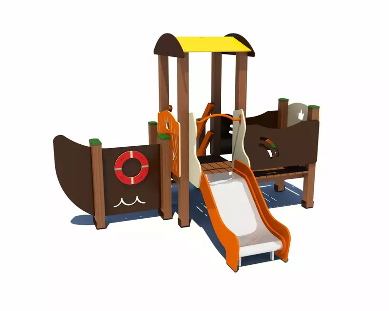 Игровой комплекс Кораблик с маленькими пассажирами навстречу приключениям