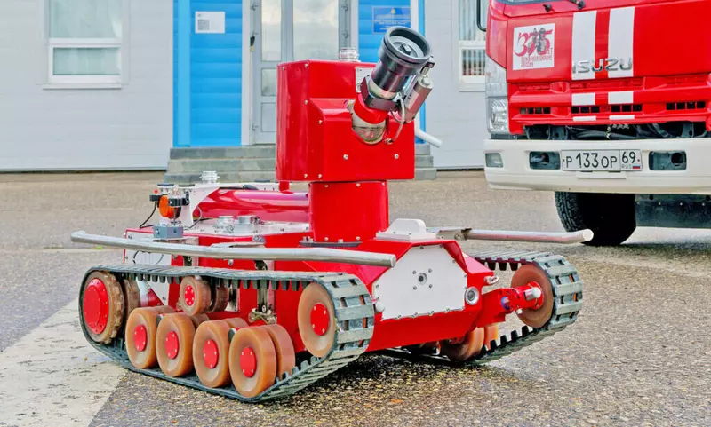 Новый российский пожарный робот начал работу на Калининской АЭС