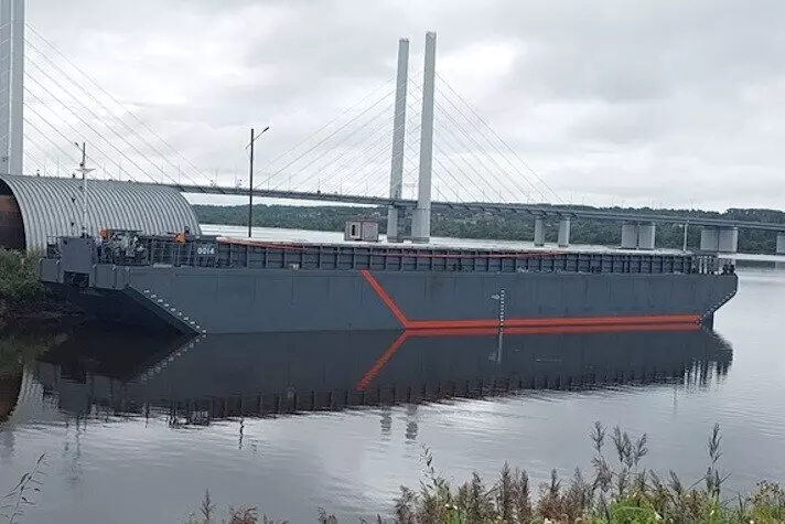 Завершено техническое наблюдение за постройкой очередной баржи проекта 4608