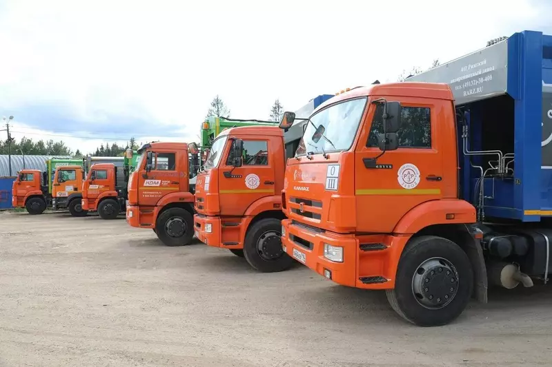 Региональные операторы РТ Инвест закупили партию мусоровозов КАМАЗ