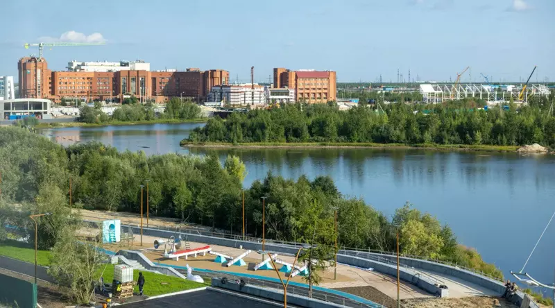 Изображение #6 для поста «благоустройство: В Новом Уренгое открылась набережная»