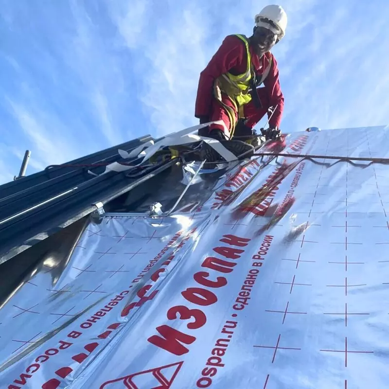 В Африке построен первый дом с применением материалов Изоспан